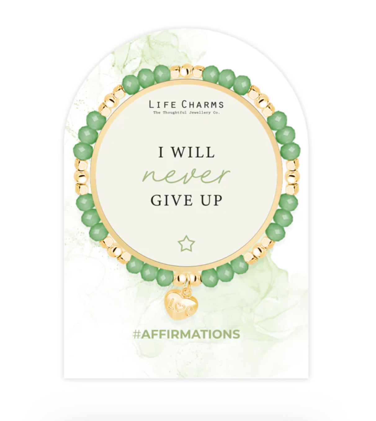 I will never give up