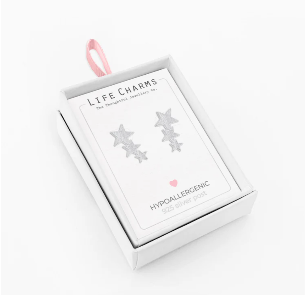 Stargazing earrings - Silver