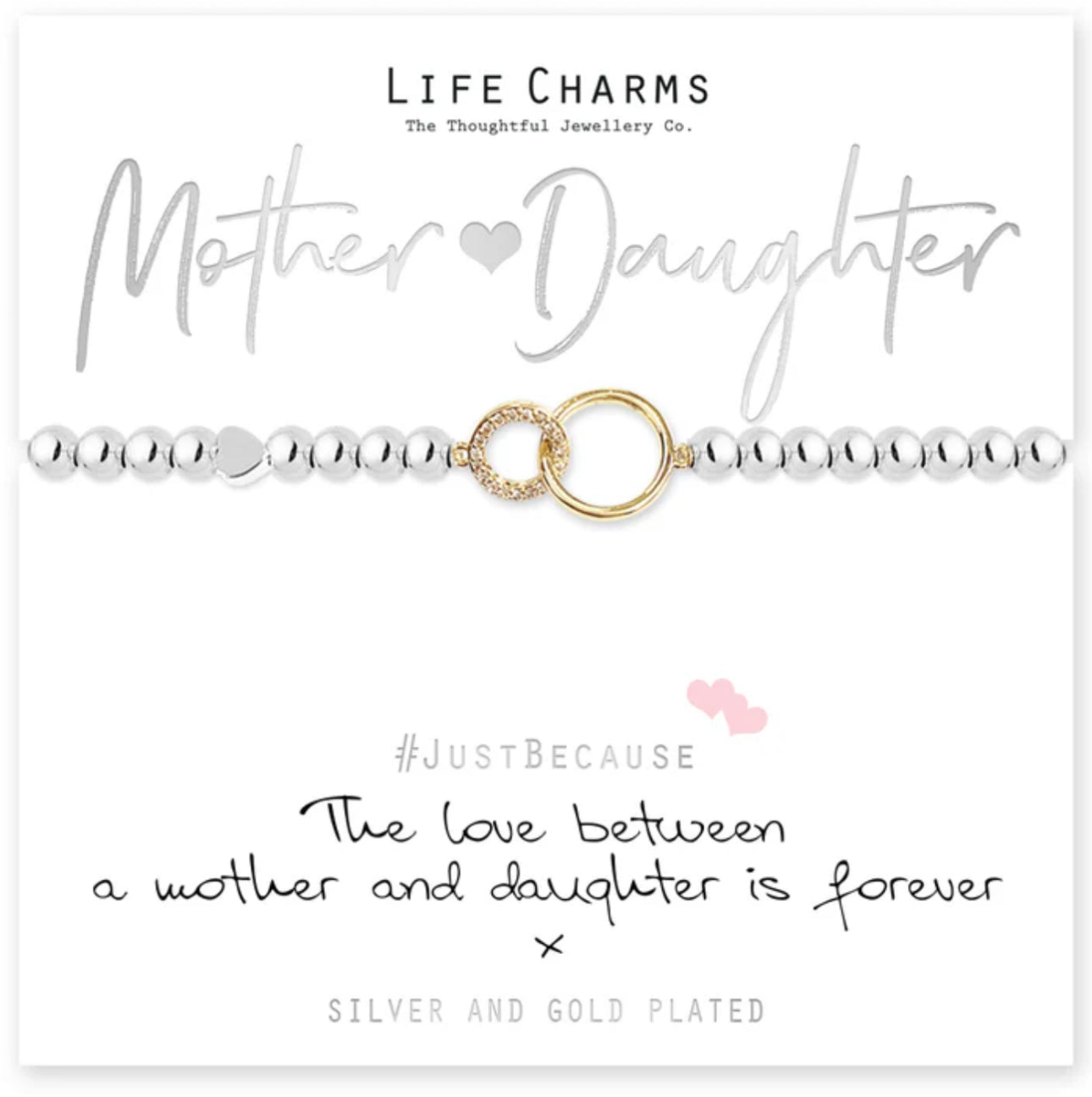 LOVE BETWEEN MOTHER AND DAUGHTER BRACELET
