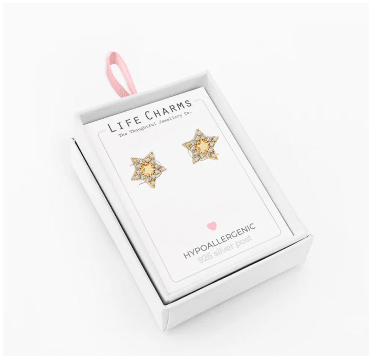 Twinkle star stud earring- Gold