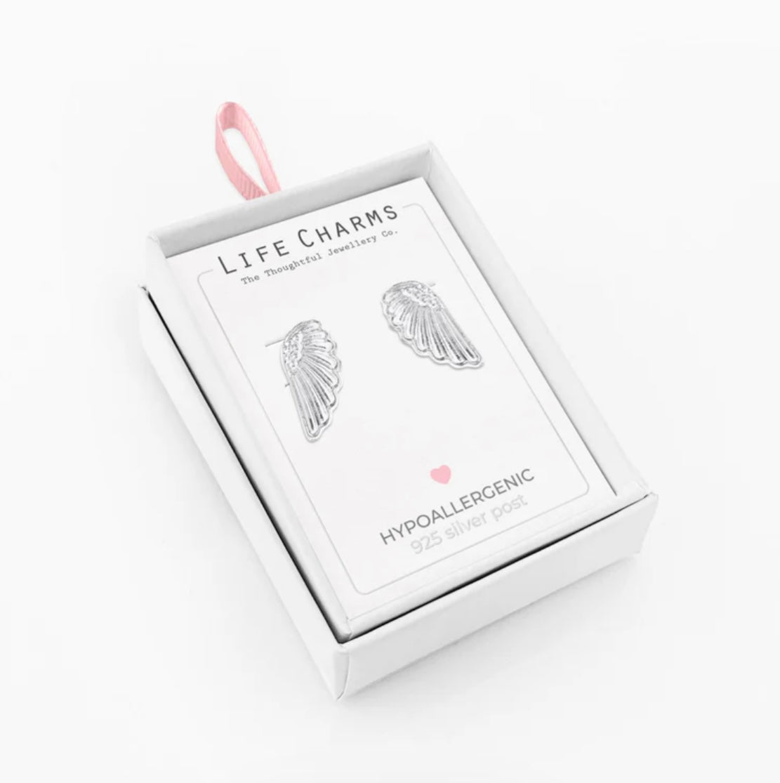 Angel wings earrings - Silver