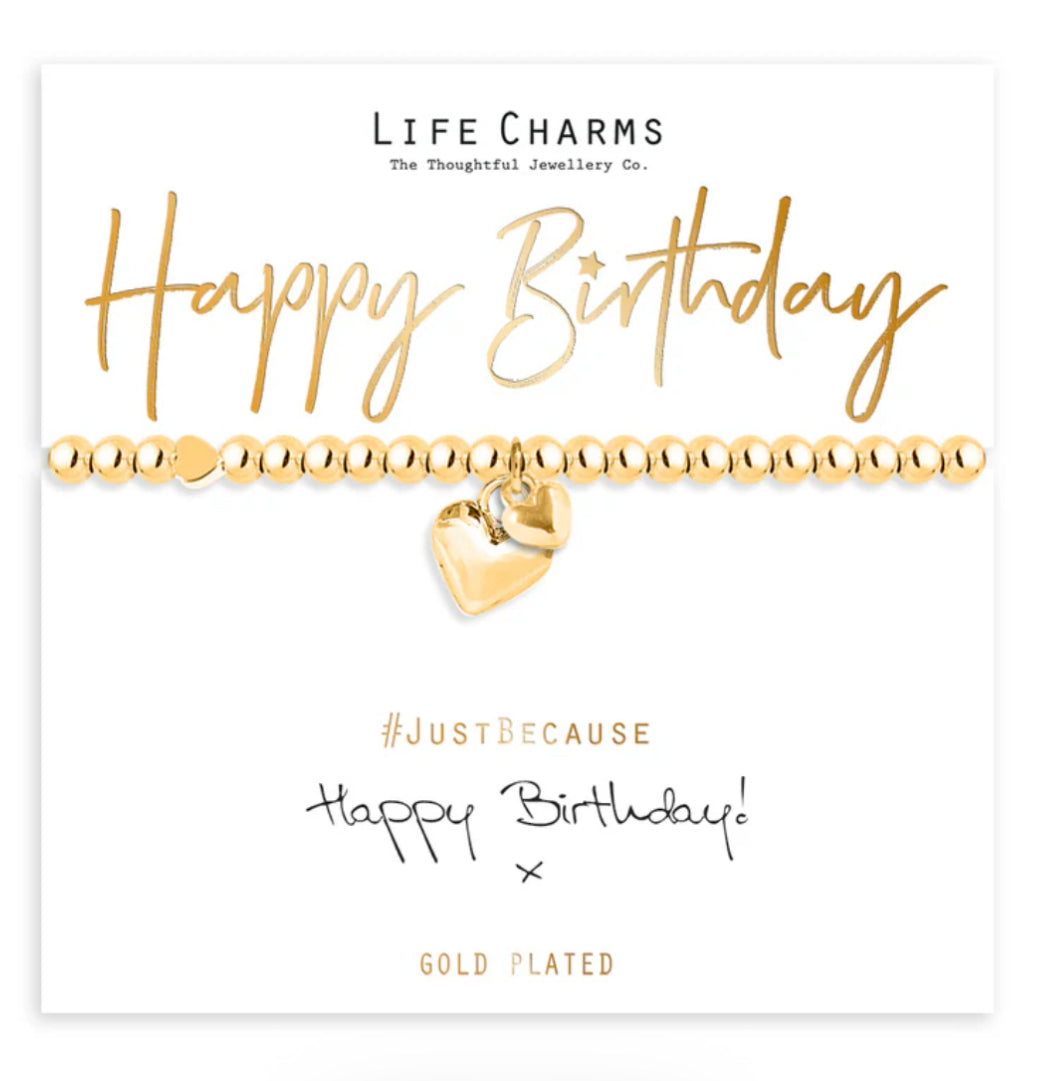Happy birthday -Gold